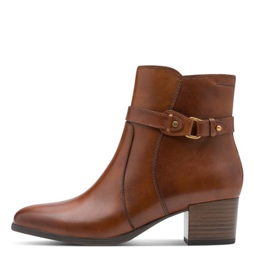 Дамски Боти На Ток TAMARIS - 1-25373-45-305 COGNAC