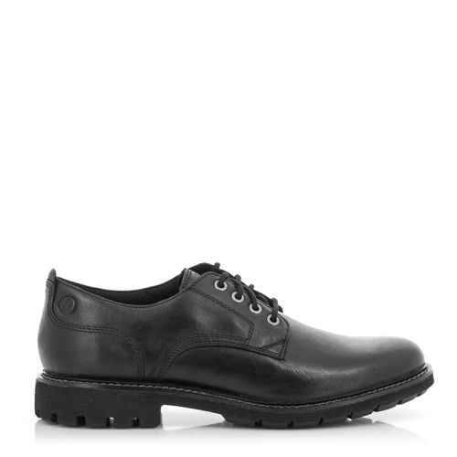 Мъжки Ежедневни CLARKS-26173434 BATCOMBE TIE BLACK LEATHER