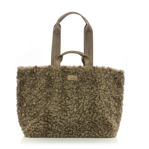 Ежедневни Чанти BOSS - 50552479 PALMAH TOTE SH OPEN BROWN