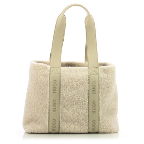 Ежедневни Чанти HUGO-50552302 BECKY SH TOTE SM OPEN WHITE
