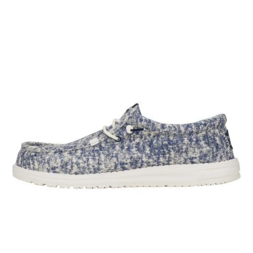 Мъжки Ежедневни HEY DUDE - 43091-4VE WALLY SURF NAVY/WHITE
