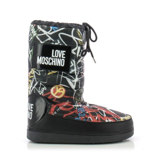 Дамски Спортни Боти MOSCHINO-JA24022G16IP200A ST. GRAFF. NE