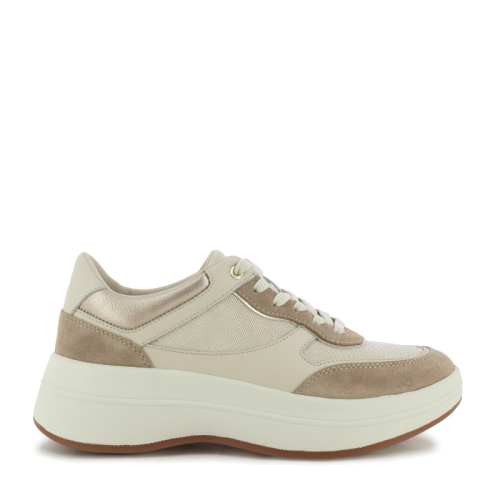 Дамски Сникърс GEOX - D65WTD D SPHERICA ECUB PAPYRUS/CREAM