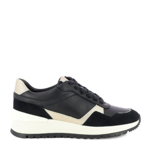 Дамски Сникърс GEOX - D6500A D DESYA BLACK/LT GOLD