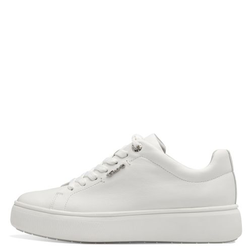 Дамски Сникърс TAMARIS - 1-23736-42-117 WHITE LEATHER
