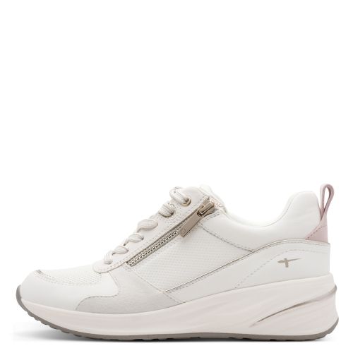 Дамски Сникърс TAMARIS - 1-23757-46-117 WHITE LEATHER