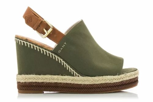 Дамски сандали на платформа GANT - 18568370-greenss19