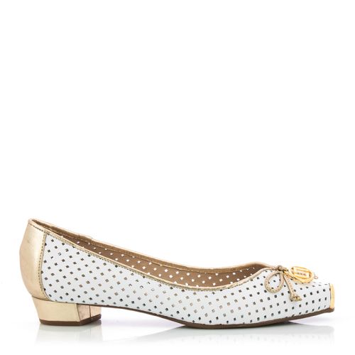 Дамски обувки на ток LUZ DA LUA - S302019PUV2  Bianco/Gold