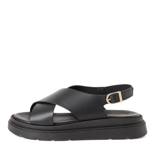 Дамски Равни Сандали TAMARIS - 1-28270-42-003 BLACK LEATHER