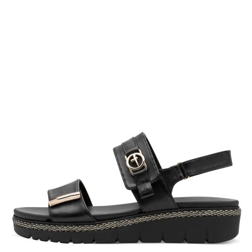 Дамски Сандали На Платформа TAMARIS - 1-28264-44-001 BLACK