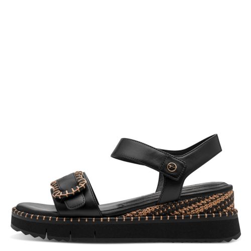 Дамски Сандали На Платформа TAMARIS - 1-28223-46-001 BLACK