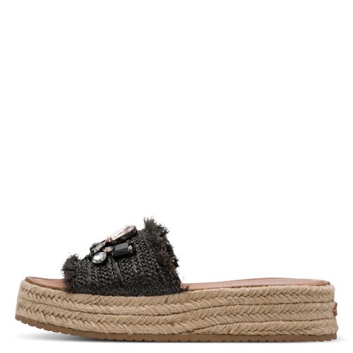 Дамски Чехли На Платформа TAMARIS - 1-27214-46-001 BLACK