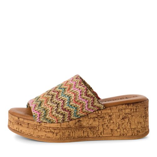 Дамски Чехли На Платформа TAMARIS - 1-27205-44-902 MULTICOLOR