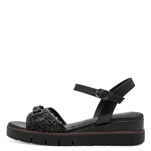 Дамски Сандали На Платформа TAMARIS - 1-28215-46-001 BLACK