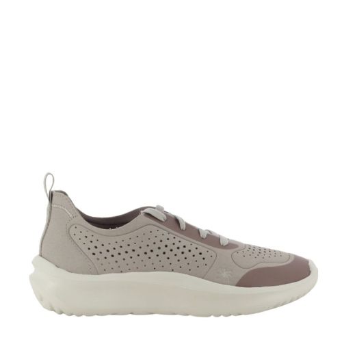 Дамски Сникърс CLARKS - 26184293 SOLEVANA TIE MAUVE COMBI