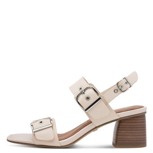 Дамски Сандали На Ток TAMARIS - 1-28354-46-418 IVORY