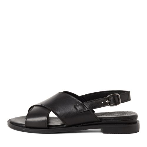 Дамски Равни Сандали TAMARIS - 1-28102-44-003 BLACK LEATHER