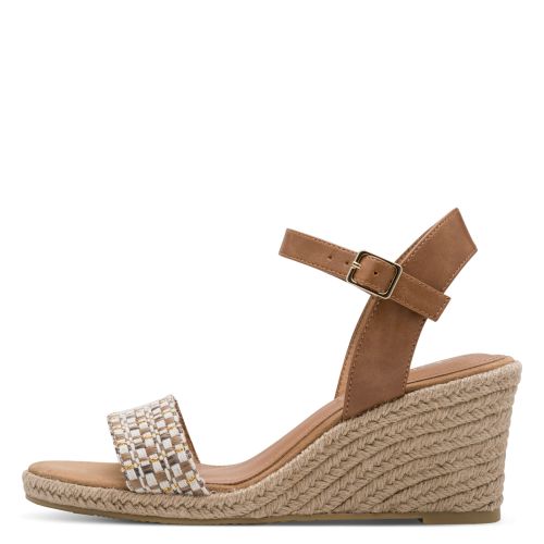 Дамски Сандали На Платформа TAMARIS - 1-28376-46-392 COGNAC COMB