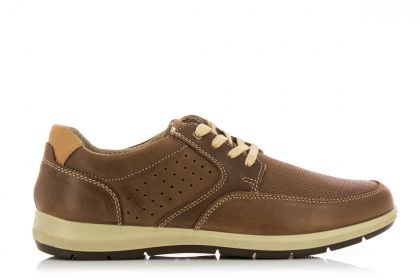 Мъжки обувки с връзки IMAC - 101460-brown/beigess18