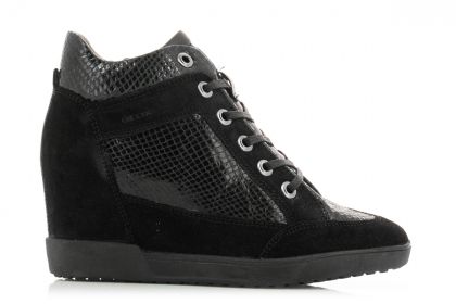 Дамски спортни обувки GEOX - d84asc-blackaw18