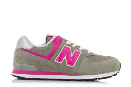 Дамски спортни обувки NEW BALANCE - gc574-grey/pinkaw18