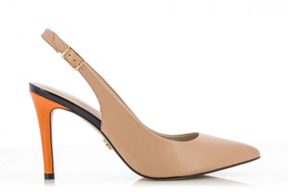 Дамски обувки на ток DONNA ITALIANA - 8236-almondss19