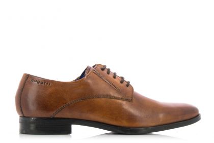 Мъжкк обувки с връзки BUGATTI - 44606-cognac192
