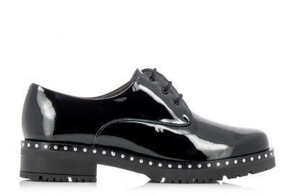 Дамски обувки с връзки PITILLOS - 5810-negro192