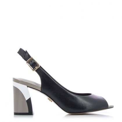 Дамски обувки на ток  DONNA ITALIANA - 7089-black201