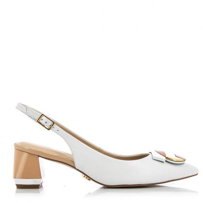 Дамски обувки на ток  DONNA ITALIANA - 2011-white201