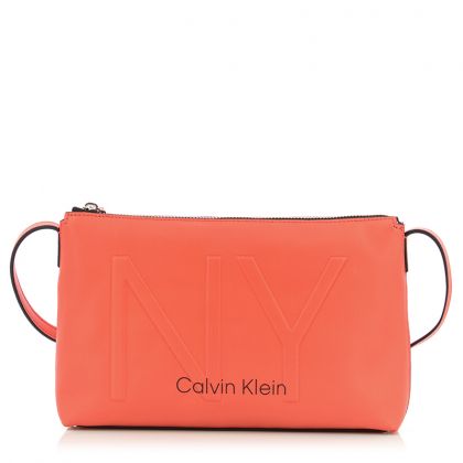 Дамска чанта CALVIN KLEIN - 606493-coral201
