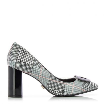 Дамски обувки на ток DONNA ITALIANA - 2140-white/red202