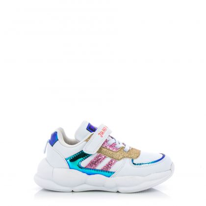 Детски маратонки момиче JUMP - 25962   PATIK B WHITE/PINK