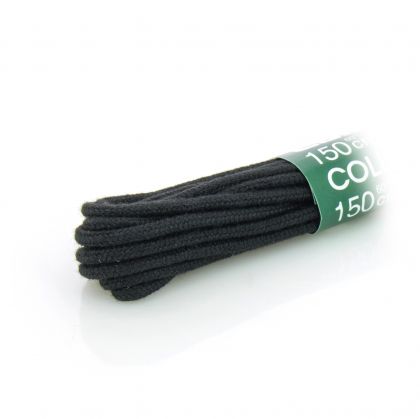 Тънки връзки за обувки 150 см COLLONIL черни - 9507-000