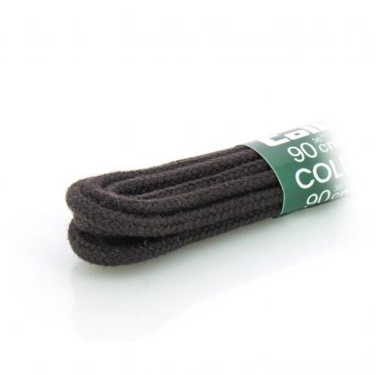 Кръгли връзки за обувки 90 см COLLONIL тъмно кафяви - 9514-696