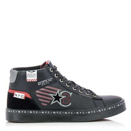 Мъжки Сникърс  COTTON BELT - CBM124520 BLACK