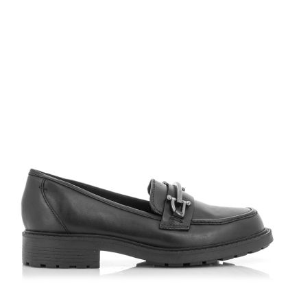 Дамски Лоуфър  CLARKS - 26166752 ORINOCO2 EDGE BLACK LEATHER