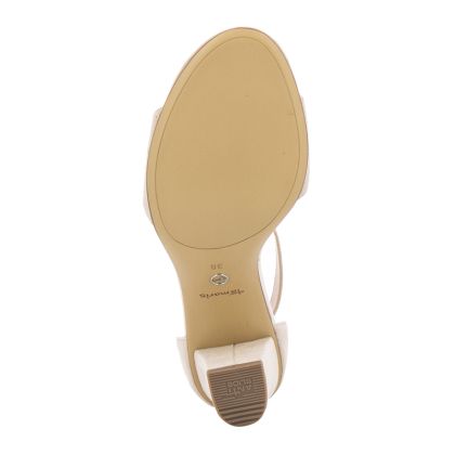 Дамски Сандали На Ток TAMARIS - 1-1-28396-20 233 NUDE SUEDE, PUNTO