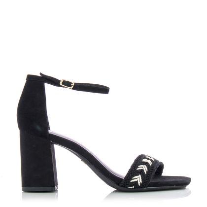 Woman`s Heeled Sandals TAMARIS-1-1-28362-20 001  BLACK