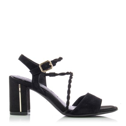 Woman`s Heeled Sandals TAMARIS-1-1-28340-20 001  BLACK