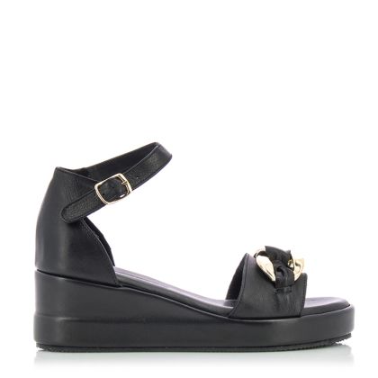 Women`s Sandals On Platform JANE DEPSTER-141.177  ALL BLACK