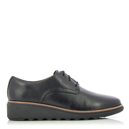 Women`s Daily CLARKS-26175416 SHARON RAE BLACK LEATHER