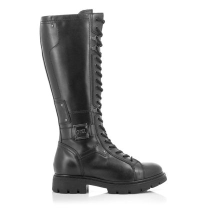 Flat Boots NERO GIARDINI-309063D NERO