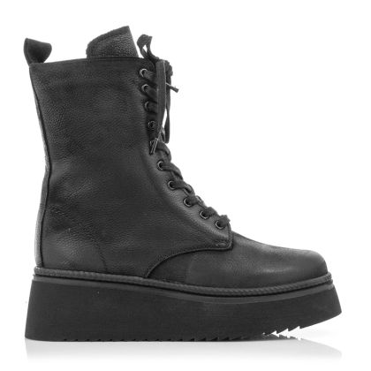 Дамски Боти На Платформа  CARLO FABIANI - 4580 BLACK NABUCK