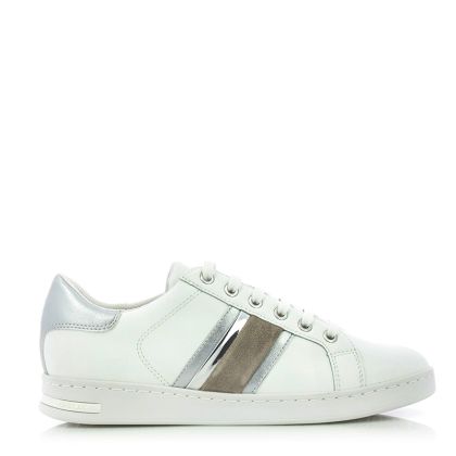 Womwn`s Sneakers GEOX-D361BE 239 D JAYSEN WHITE/SILVER