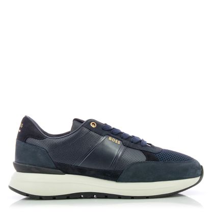 Мъжки Сникърс BOSS - 50517307  JACE_RUNN_LMME DARK BLUE