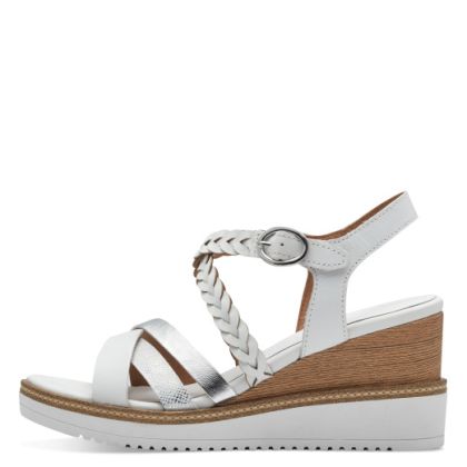 Women`s Platform Sandals TAMARIS-1-28220-42-100 WHITE