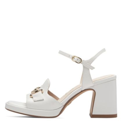 Woman`s Sandals On Top TAMARIS-1-28002-42-100 WHITE