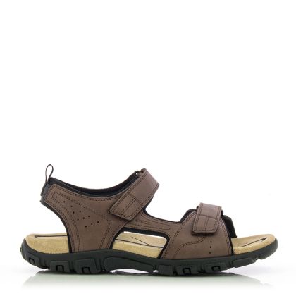 Мъжки Спортни Сандали GEOX - U4524B 169 UOMO SANDAL STRADA DARK BROWN