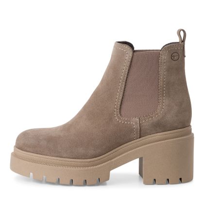 Дамски Боти На Ток TAMARIS-1-25459-41-378  TAUPE SUEDE